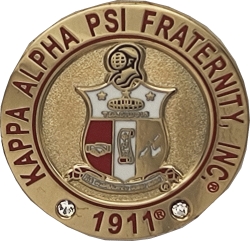 View Buying Options For The Kappa Alpha Psi Fraternity Inc. Rhinestone Round Lapel Pin