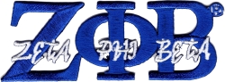 View Buying Options For The Zeta Phi Beta Script Iron-On Patch