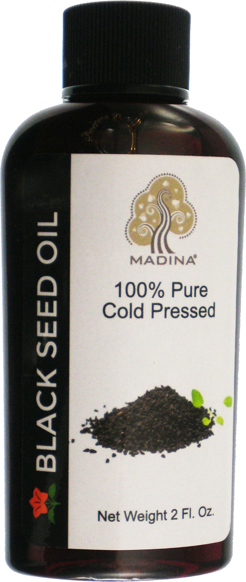 Madina Natural 100 Pure Cold Pressed Black Seed Oil [Black 2 oz