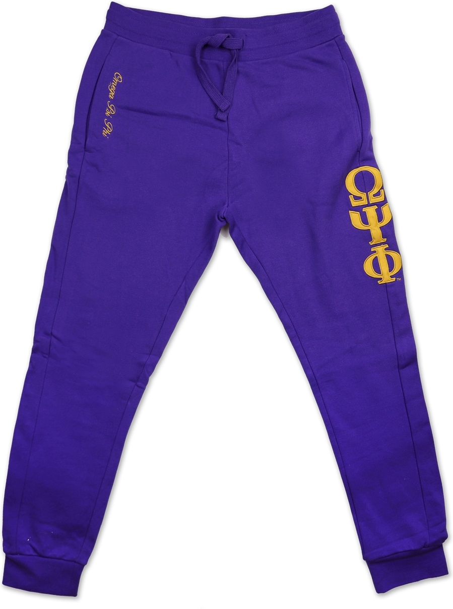 omega psi phi sweatpants