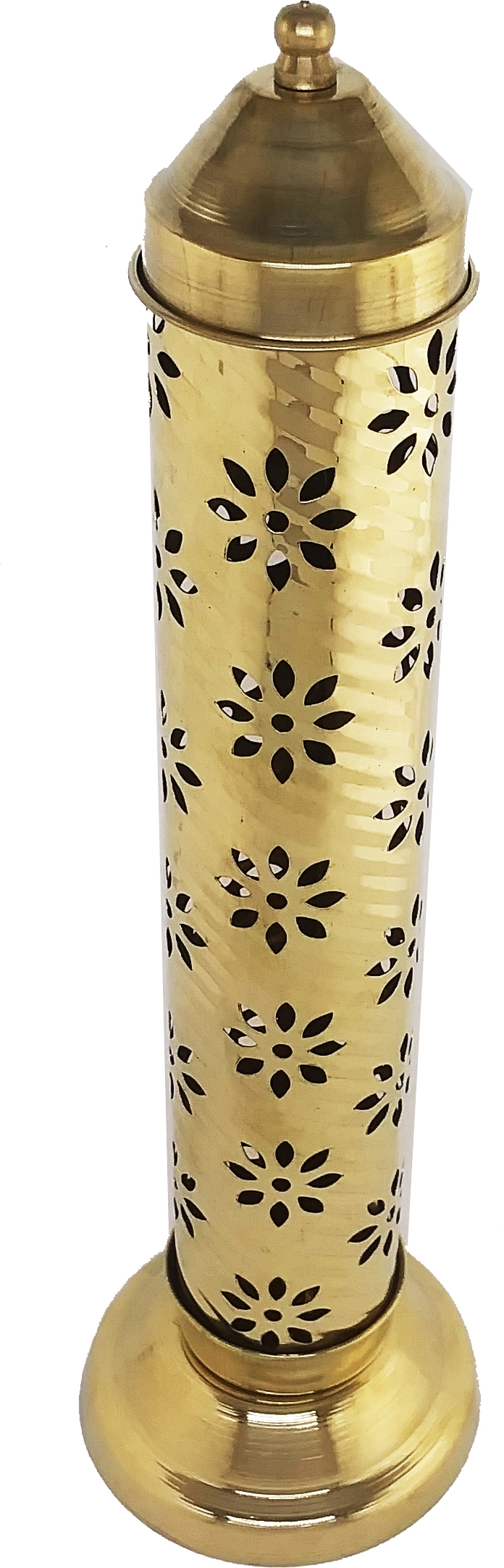 New Age Brass Incense Tower Burner [Brass 12"] > Product Details