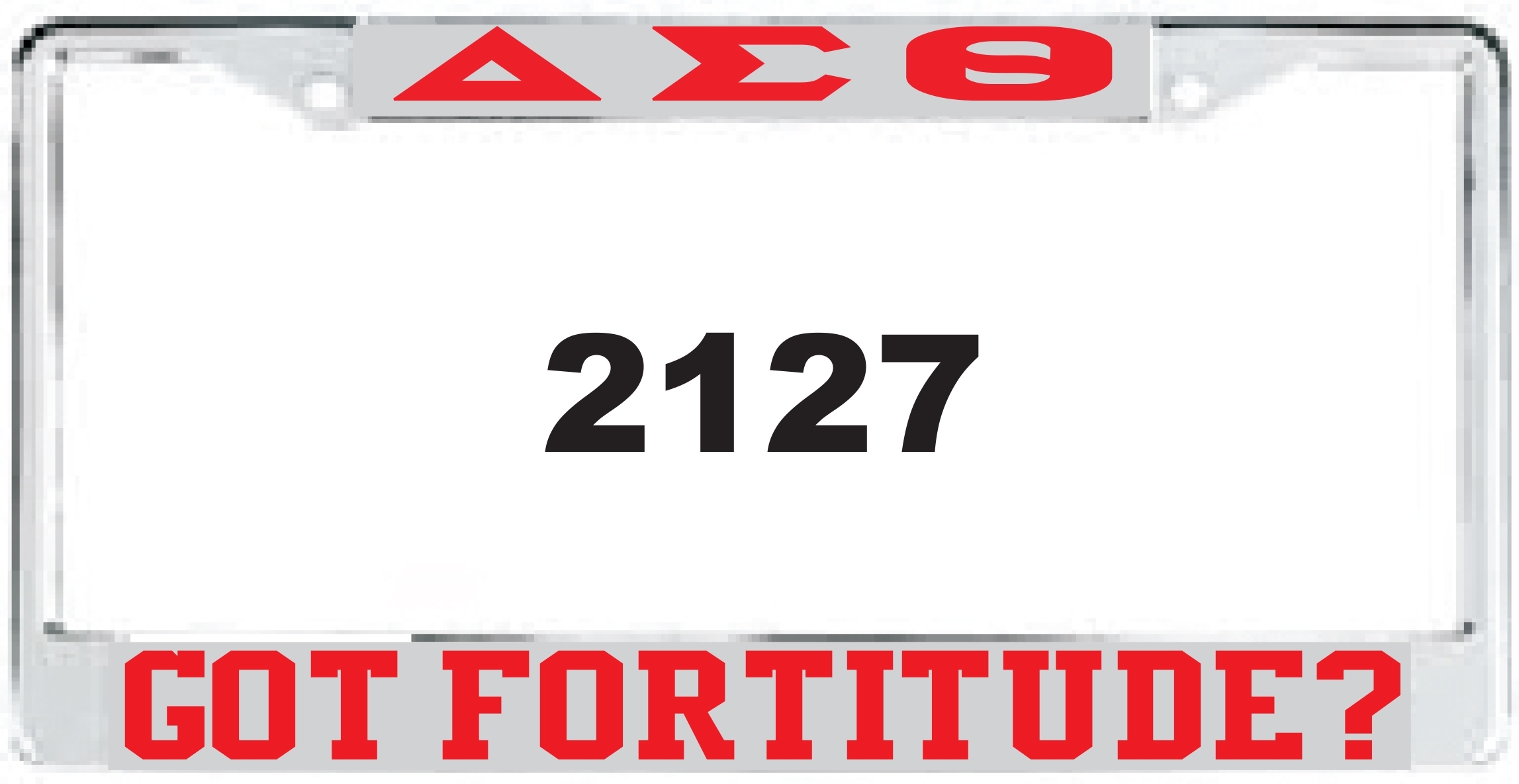 Line Number License Plate #2 Delta Sigma Theta
