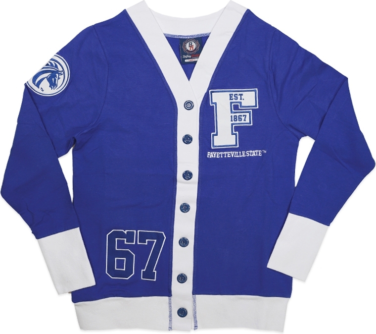 Big Boy Fayetteville State Broncos S5 Light Weight Ladies Cardigan ...