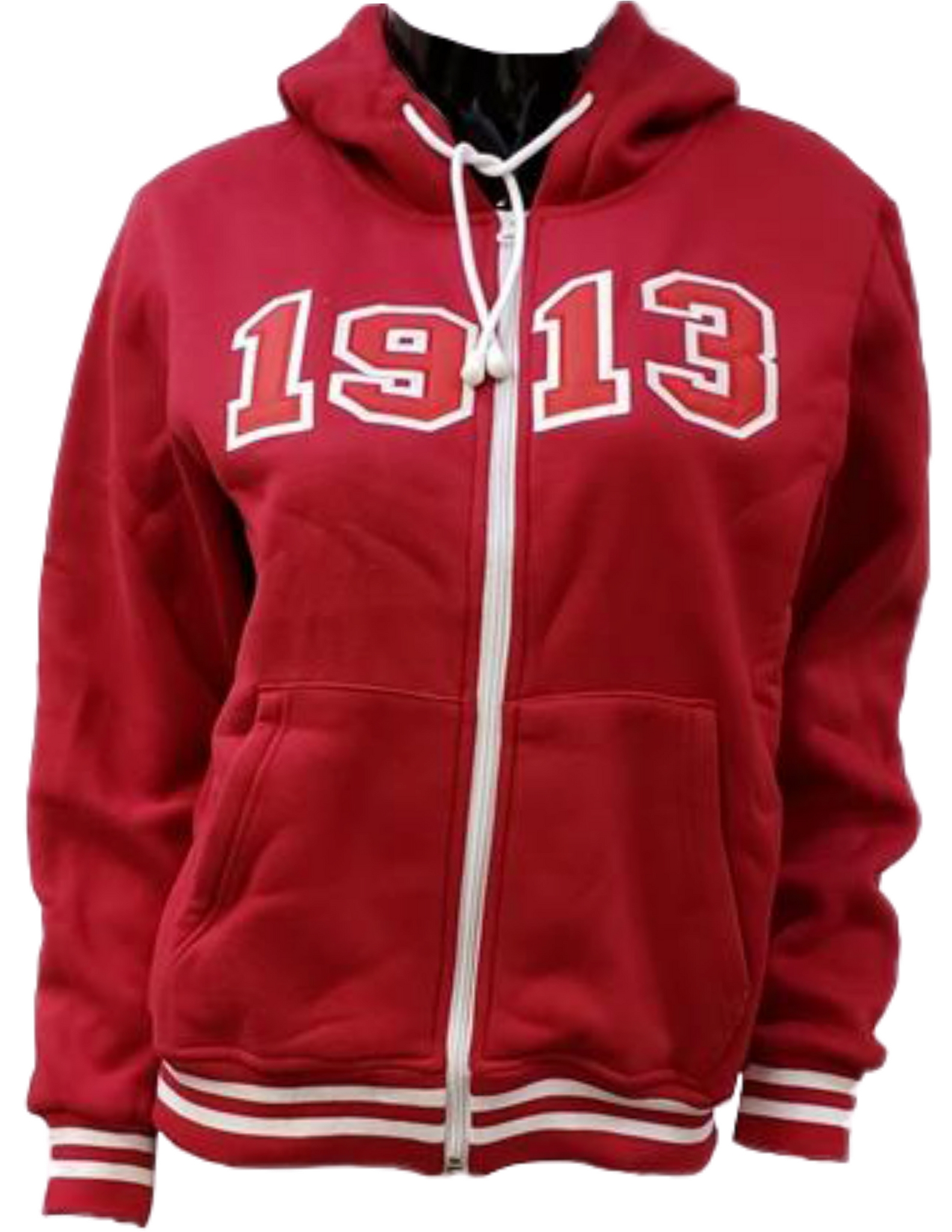 Buffalo Dallas Delta Sigma Theta 1913 Applique Ladies Zip-Up Hoodie ...