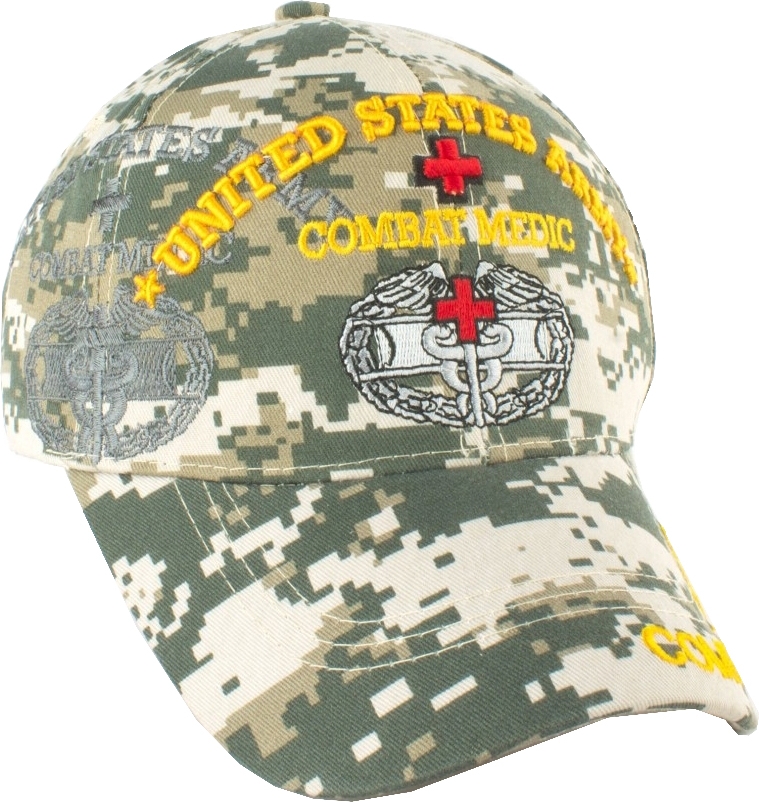 United States Army Combat Medic Shadow Mens Cap [Digital Camouflage