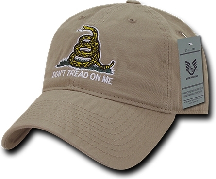 RapDom Don/'t Tread On Me Gadsden Flag Relaxed Graphic Mens Cap