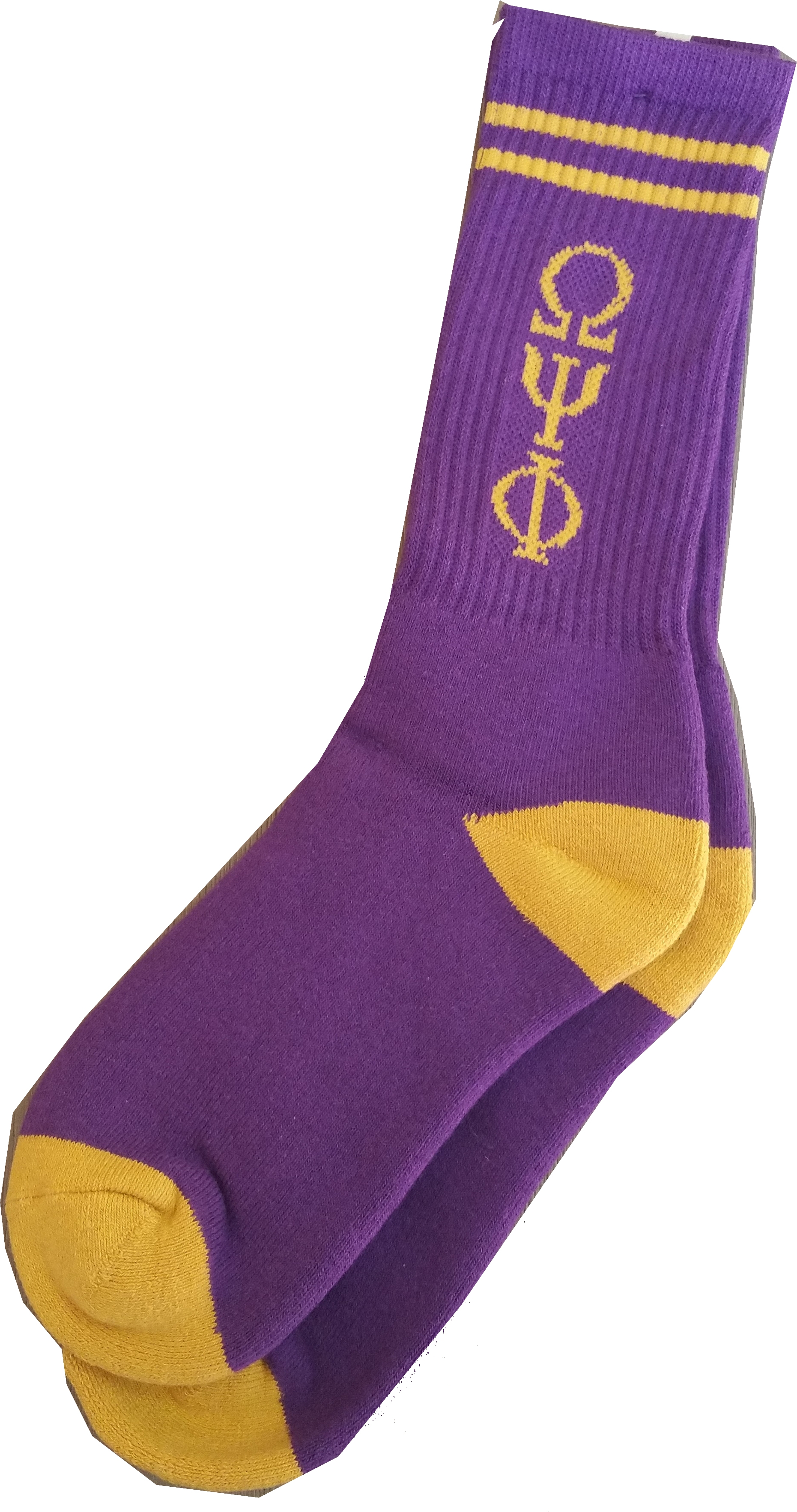 Buffalo Dallas Omega Psi Phi Mens Long Crew Socks [Purple - Free Size] | eBay