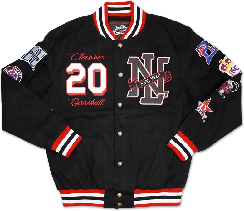 Negro League Baseball Commemorative S7 Mens Twill Racing Jacket The