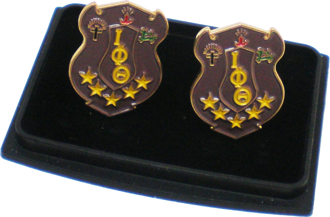 Iota Phi Theta Shield Iron-On Patch