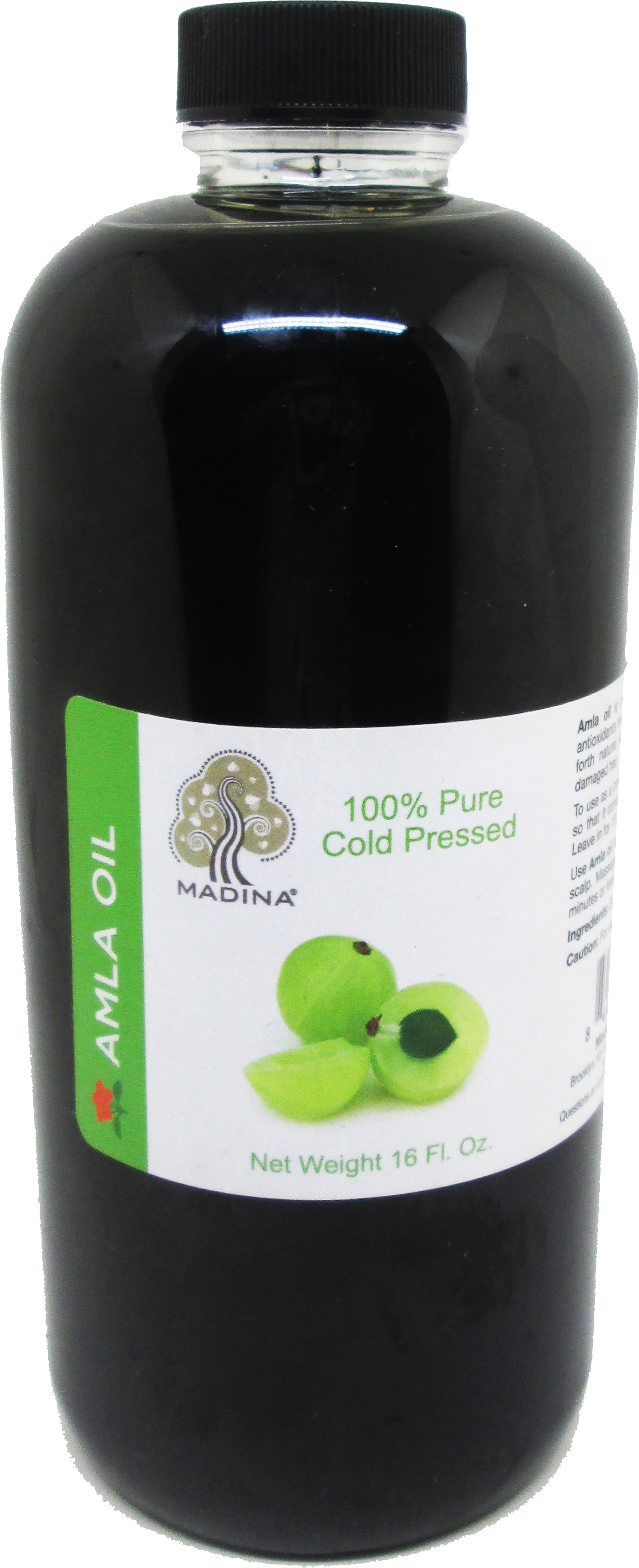 Madina Natural 100 Pure Cold Pressed Amla Oil [Black 1 lb