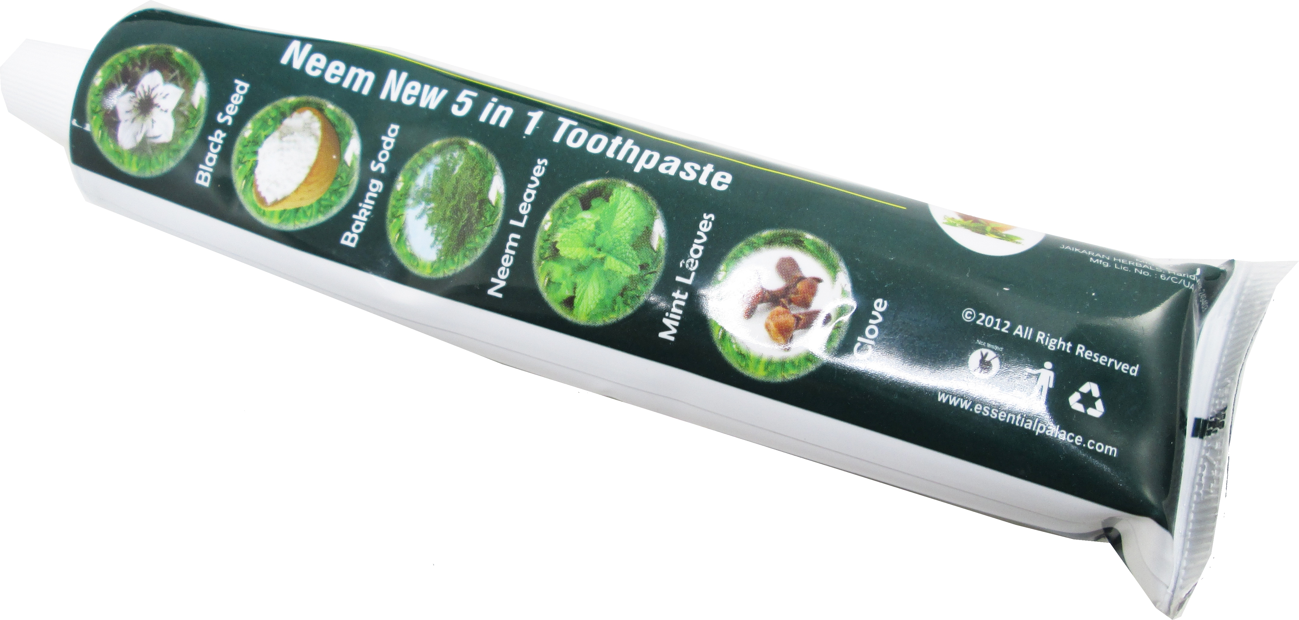 Essential Palace Neem 5 In 1 Fluoride Free Essential Toothpaste with