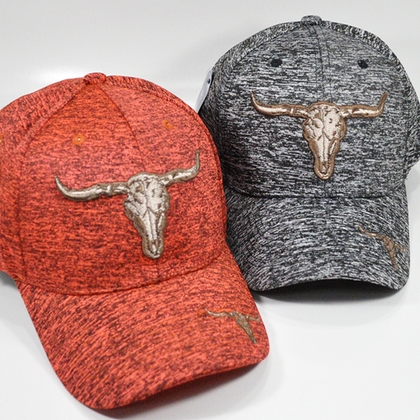 Bull Horn Skull Head Space Dye Mens Cap The Cultural Exchange Shop = Apparel & Gifts