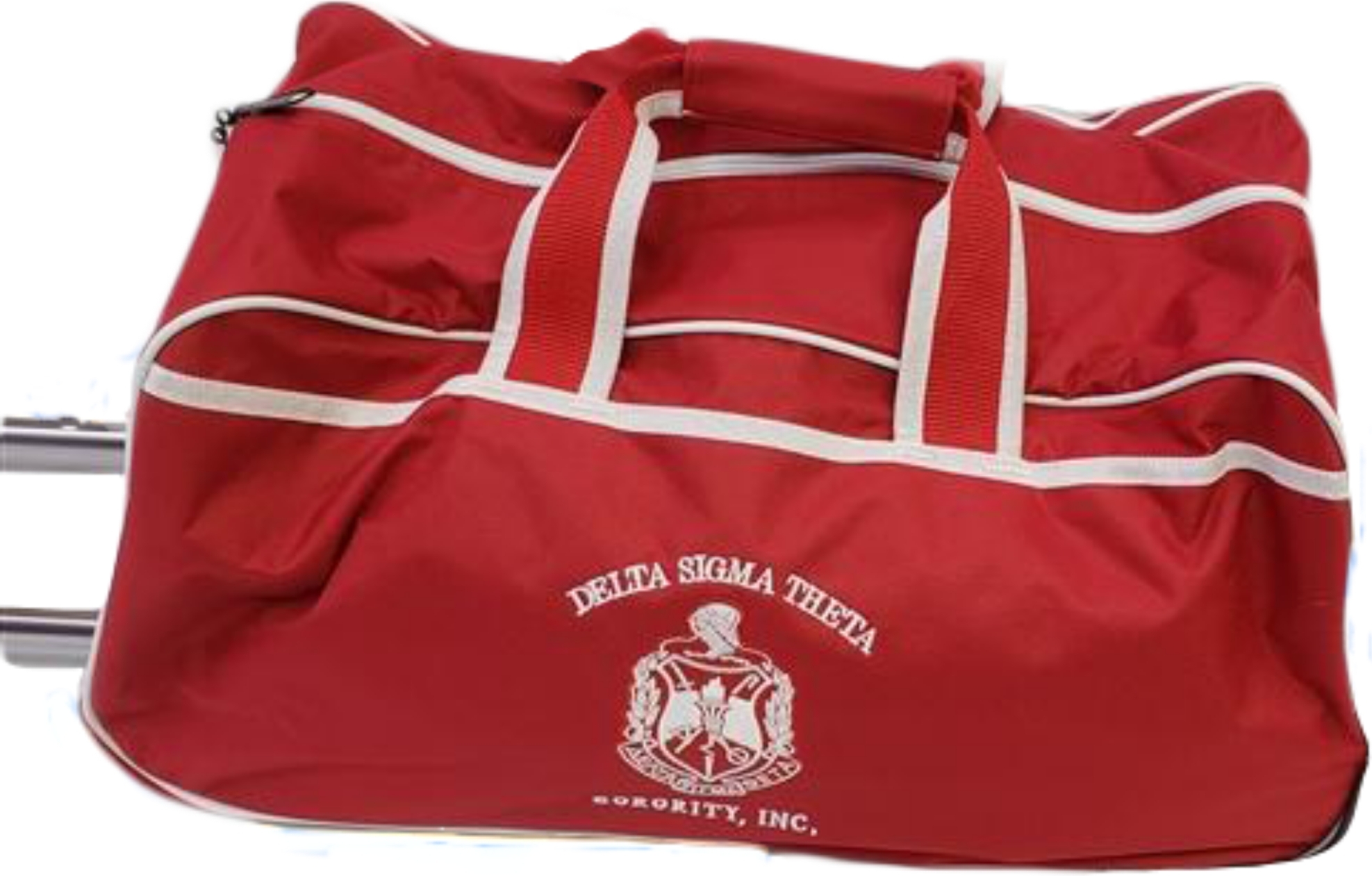 Buffalo Dallas Delta Sigma Theta Carry On Luggage Trolley Bag [Red 24