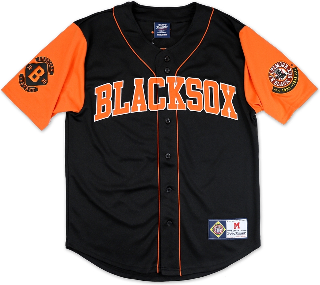 Big Boy Baltimore Black Sox Legacy S4 Mens Baseball Jersey [Black - M]