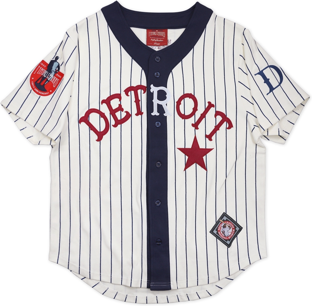 Big Boy Detroit Stars Centennial Heritage Mens Baseball Jersey [Ivory