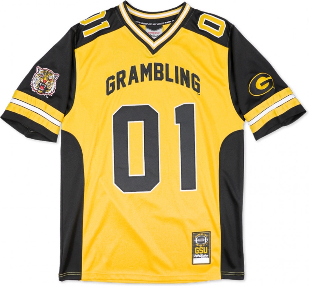 Big Boy Grambling State Tigers S12 Mens Football Jersey [Black - S] 