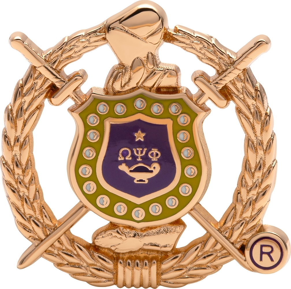 fratrings Omega PSI Phi Lapel Pin - Active Member and Pledge Pin