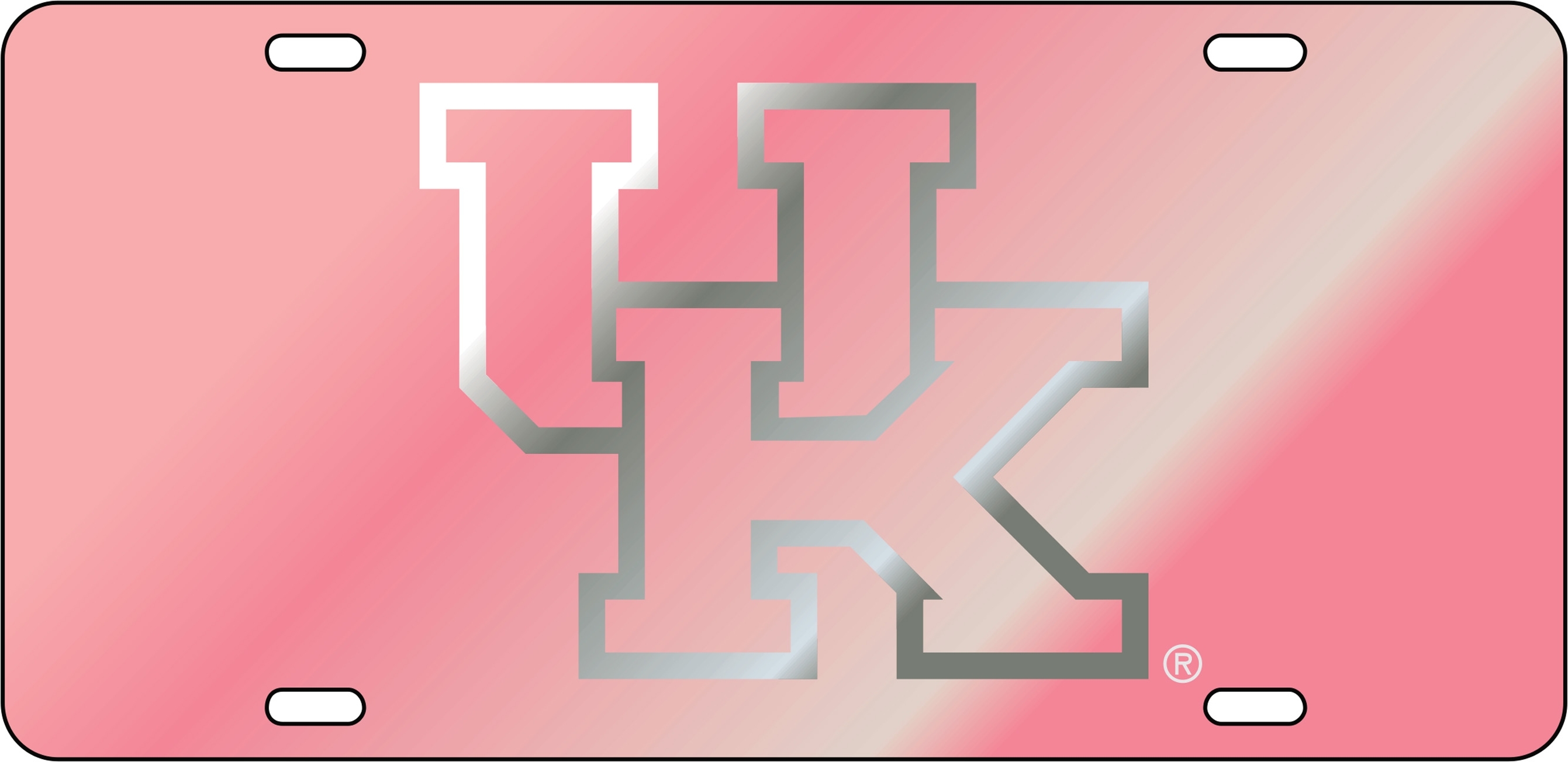 University Of Kentucky Laser Cut Inlaid UK Logo Mirror Car Tag Pink university-of-kentucky-laser-cut-inlaid-uk-logo-mirror-car-tag-pink
