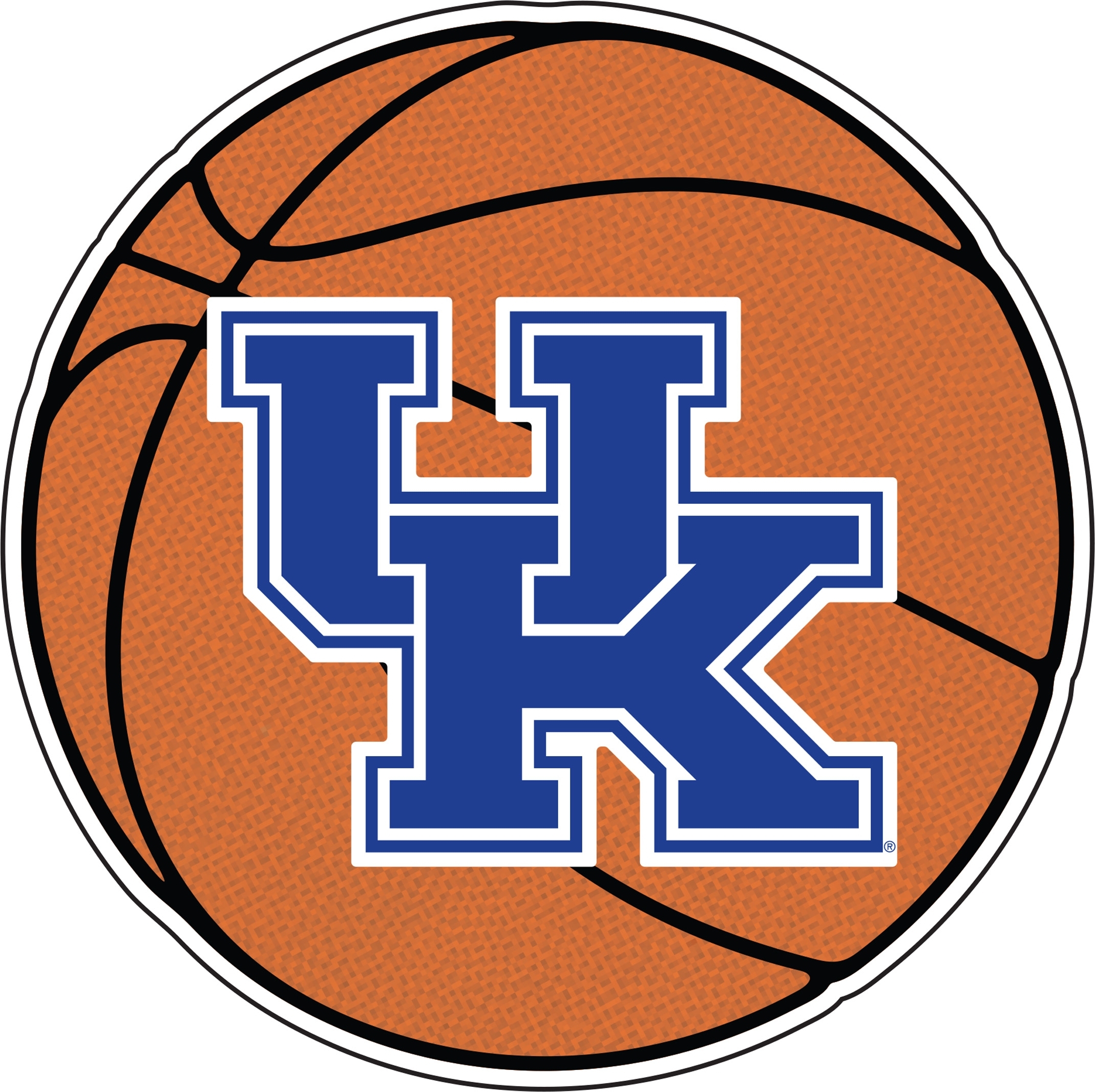 University Of Kentucky Basketball UK Logo Magnet White 6 Product 