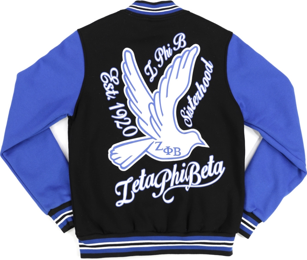 Big Boy Zeta Phi Beta Divine 9 Womens Fleece Jacket - Bild 3 von 43