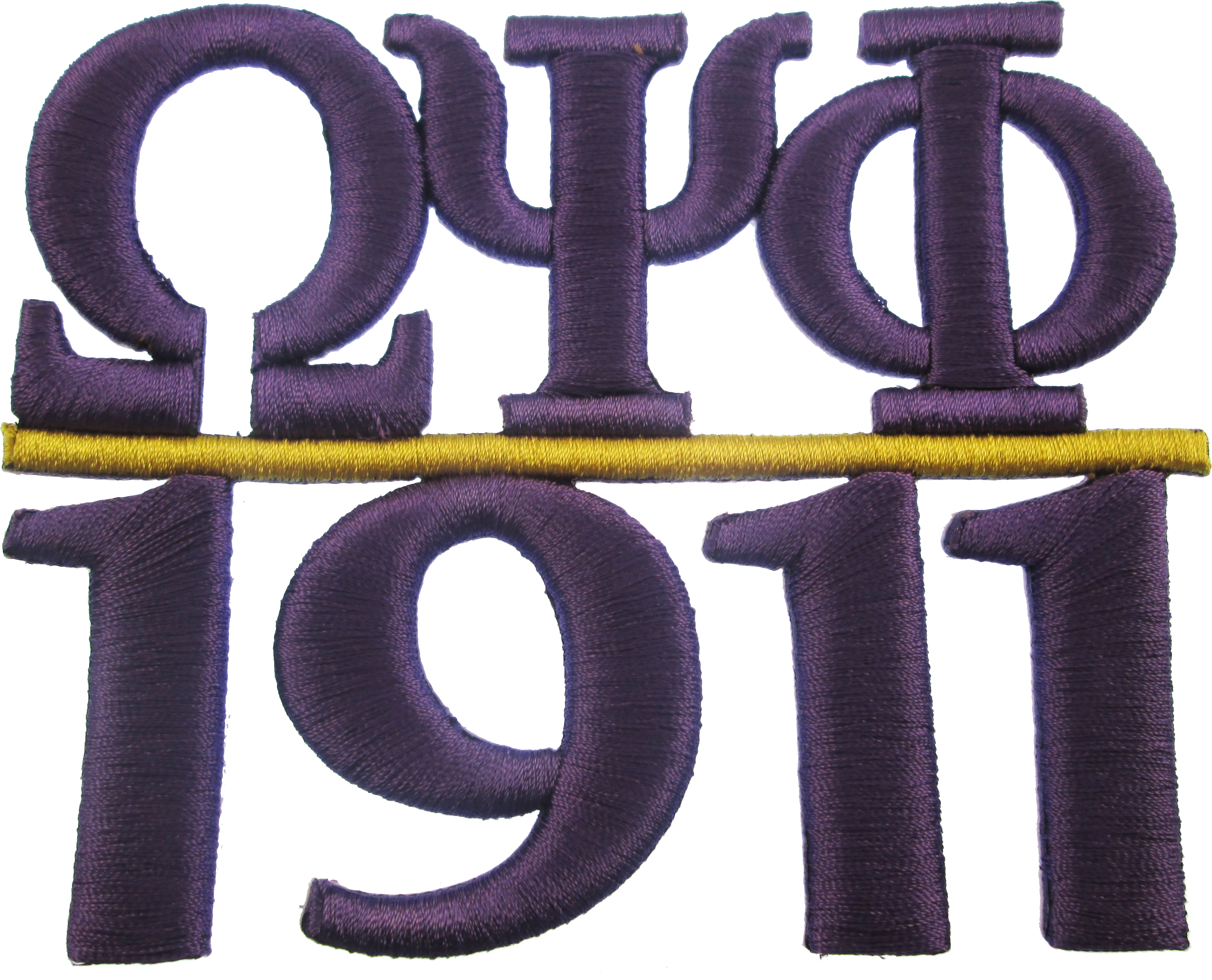 Omega Psi Phi 1911 3D Chapter Style Iron-On Patch | The Cultural ...