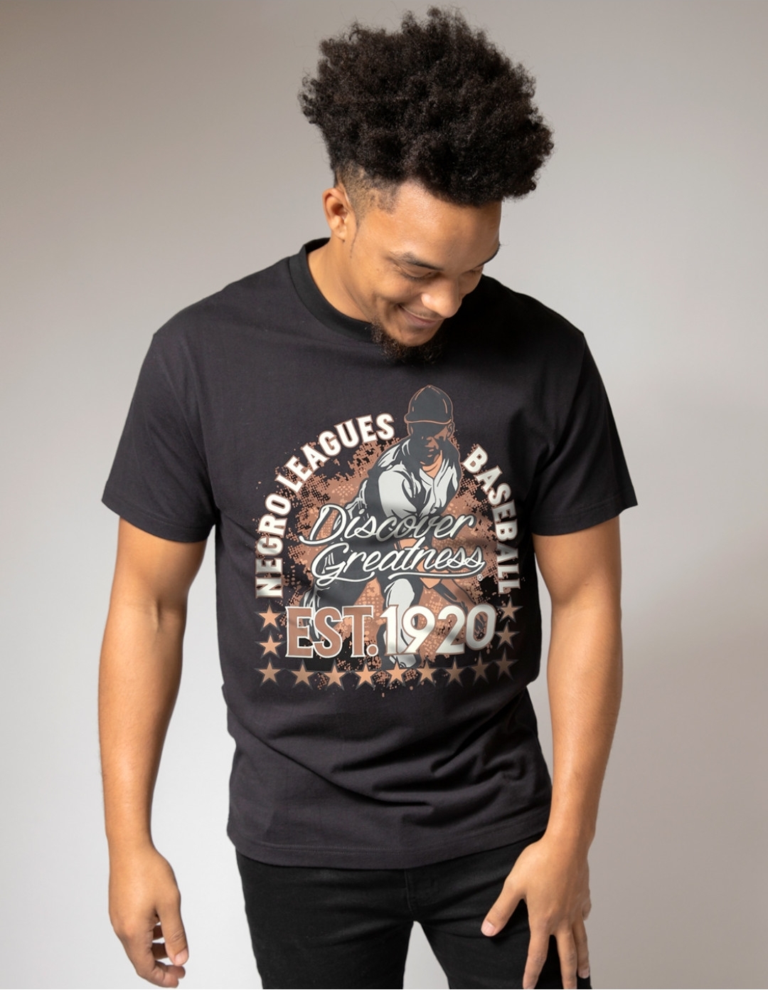 Big Boy Negro Leagues Baseball S26 Commemorative Graphic Mens Tee - Picture 3 of 50