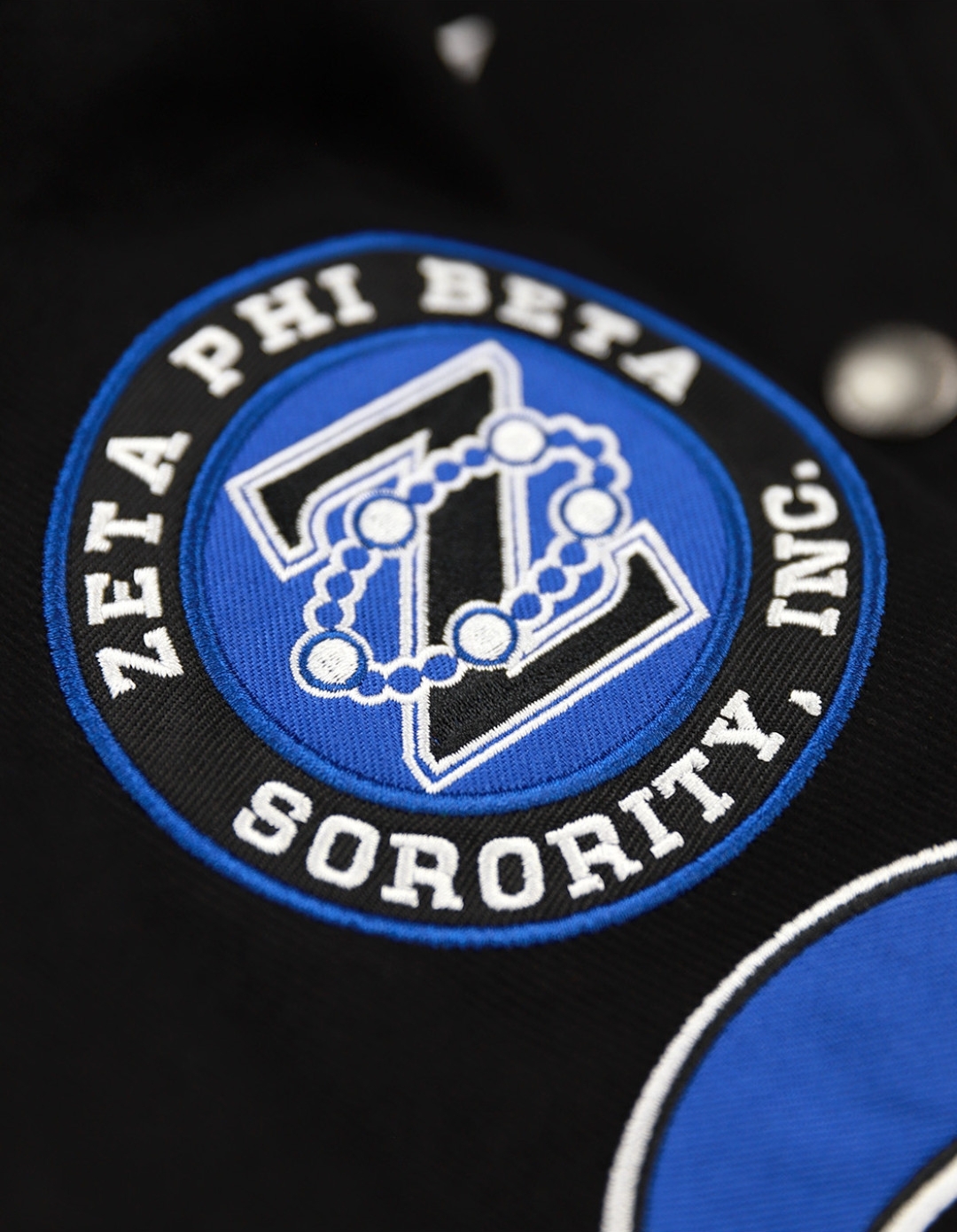 Big Boy Zeta Phi Beta Divine 9 S12 Racing Twill Jacket - Picture 7 of 64