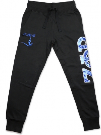 Big Boy Zeta Phi Beta Divine 9 Sequin Womens Jogger Sweatpants [Black ...