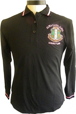 Buffalo Dallas Alpha Kappa Alpha Polo Golf Womens Tee [Long Sleeve ...