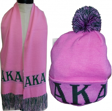 alpha kappa beanie buffalo scarf skull knit dallas cap ladies