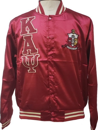 Buffalo Dallas Kappa Alpha Psi Satin Jacket [Crimson Red - 5XL ...