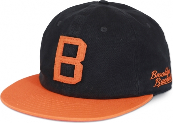 Big Boy Brooklyn Bushwicks NLBM Heritage Mens Cotton Cap [Black ...