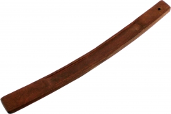 View Product Detials For The Madina Curved Smooth Ash Catcher Incense Stick Holder [Pre-Pack]