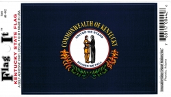 View Product Detials For The Innovative Ideas Flag It Kentucky State Flag Self Adhesive Vinyl Decal [Pre-Pack]