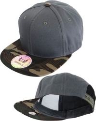 View Buying Options For The Plain 2-Tone Snapback Mens Cap