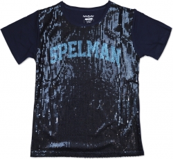 View Product Detials For The Big Boy Spelman College S3 Ladies Sequins Tee