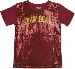 View Buying Options For The Big Boy Shaw Bears S3 Ladies Sequins Tee