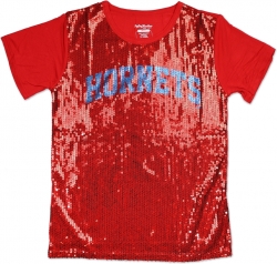 View Buying Options For The Big Boy Delaware State Hornets S3 Ladies Sequins Tee