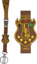 View Buying Options For The Iota Phi Theta PVC Shield Break-Away Lanyard Keychain