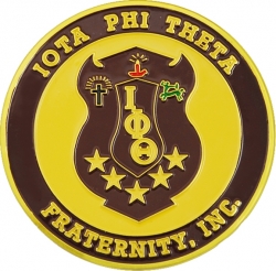 View Product Detials For The Iota Phi Theta 3D Shield Round Car Badge Emblem