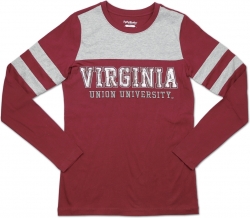 View Buying Options For The Big Boy Virginia Union Panthers Ladies Long Sleeve Tee