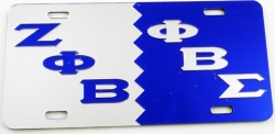 View Buying Options For The Zeta Phi Beta + Phi Beta Sigma Split Mirror License Plate