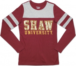 View Product Detials For The Big Boy Shaw Bears Ladies Long Sleeve Tee