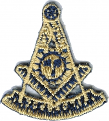View Buying Options For The Mason Past Master Emblem Iron-On Patch