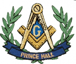 View Buying Options For The Prince Hall Mason Wreath Iron-On Patch