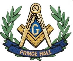 View Product Detials For The Prince Hall Mason Wreath Iron-On Patch