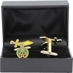 View Buying Options For The Shriner Shield Cuff Links w/Box