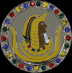 View Buying Options For The Daughters Of Isis Single Snap Button With Crystals