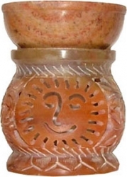 View Buying Options For The Soapstone Carved Suns Aroma Lamp