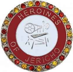 View Buying Options For The Heroines of Jericho Single Snap Button with Crystals